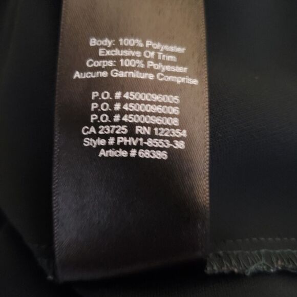 Aritzia Babaton Aaron Hunter Green Short Sleeve V Neck Shift Dress Size S - Picture 11 of 12